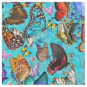 Abstract Butterfly Wings Fabric