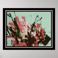 Abstract by Chimpanzee "Congo" ca. 1950s