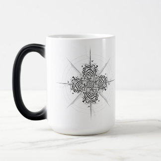 Abstract Calligraphy Compass - Premium Ceramic Mug