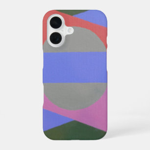 Abstract Calm Gray Circle Phone Case