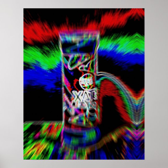Abstract can poster (Front)