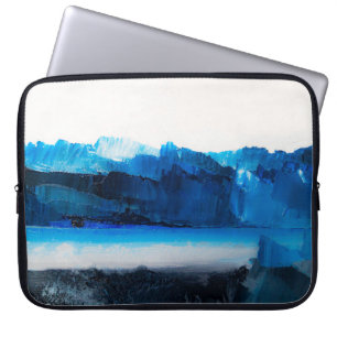 Abstract Canvas: Modern Art Texture. Laptop Sleeve