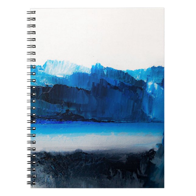 Abstract Canvas: Modern Art Texture. Notebook (Front)