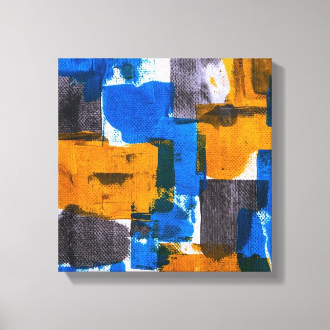 Abstract Canvas Pattern Art (Front)