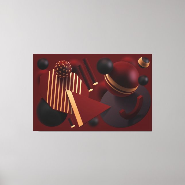Abstract Canvas Print (Front)