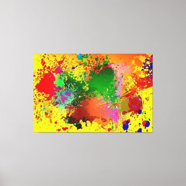 Abstract Canvas Print (Front)