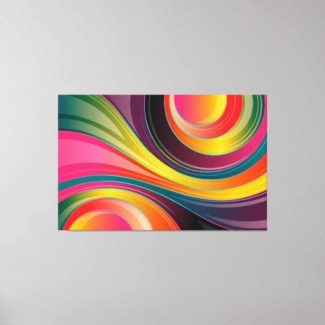 Abstract Canvas Print (Front)