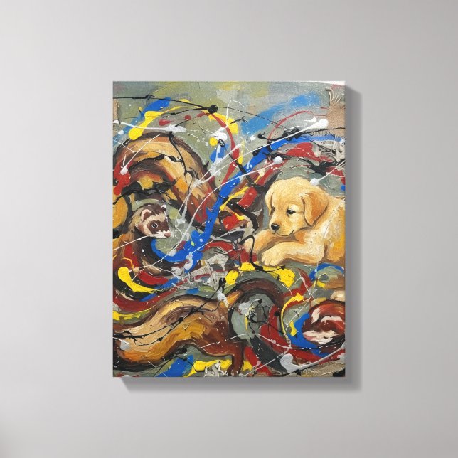 Abstract Canvas Print (Front)