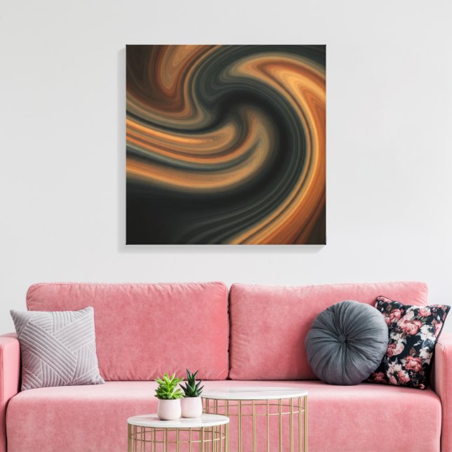 Abstract Canvas Print (Insitu(LivingRoom))