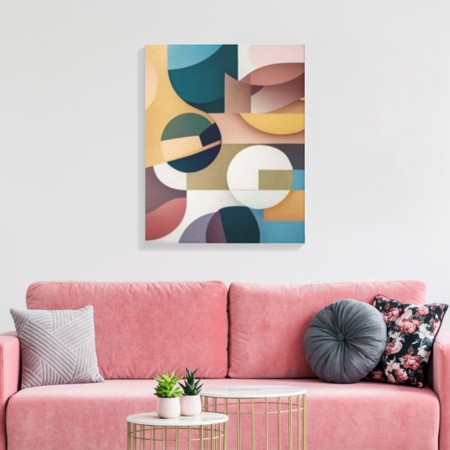 abstract canvas print (Insitu(LivingRoom))