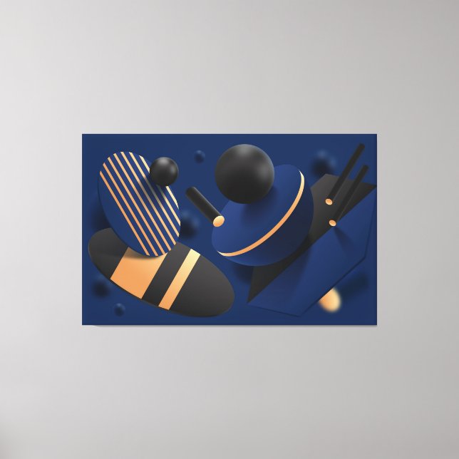 Abstract Canvas Print (Front)