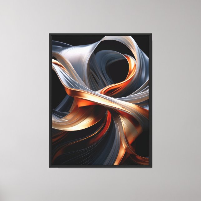 Abstract Canvas Wall Art (Front)