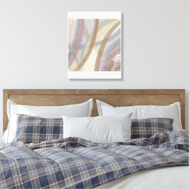Abstract Canvas Wall Art (Insitu(Bedroom))