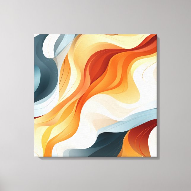 Abstract Canvas Wall Art (Front)
