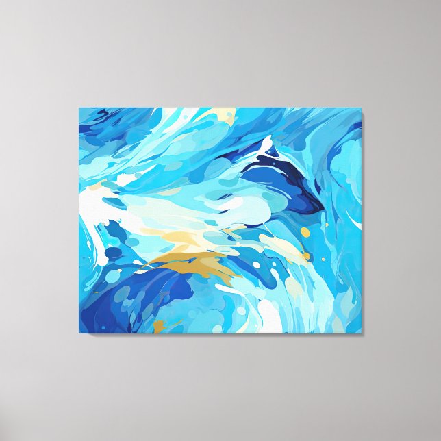 Abstract Canvas Wall Art (Front)