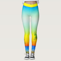 Abstract Caribbean Tropical Sky Seascape Scene