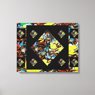 Abstract Carnation Art (Dreaming) - 20 X 16 Canvas Print