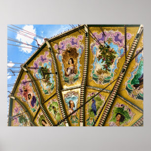 Abstract Carousel Art Poster