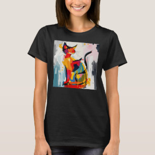 Abstract Cat T-Shirt