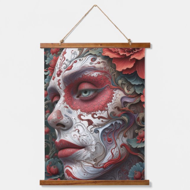 Abstract Catrina  Hanging Tapestry (Front)