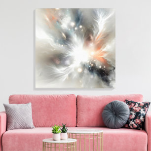 Abstract Celestial Nebula Canvas Print