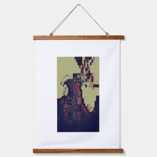 abstract cell hanging tapestry