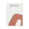 ABSTRACT CERAMIC TERRACOTTA STUD EARRING DISPLAY