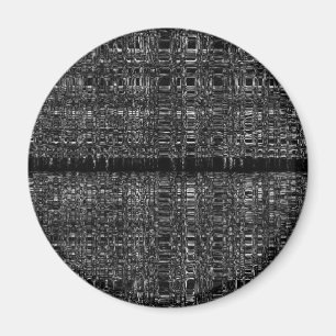 Abstract chain pattern magnet