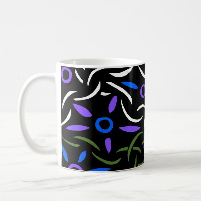 Abstract Chains and Rings Coffee Mug (Left)