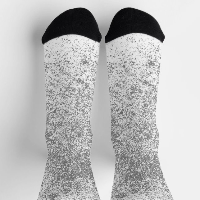 Abstract chalk texture socks (Top)
