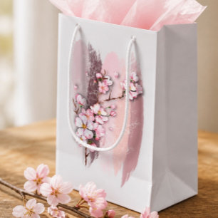 Abstract Cherry Blossoms Small Gift Bag