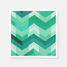 Abstract Chevron pattern in Greens
