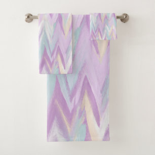 Abstract Chevrons Bath Towel Set