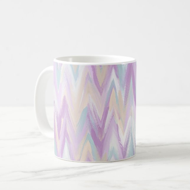 Abstract Chevrons Coffee Mug (Front Left)