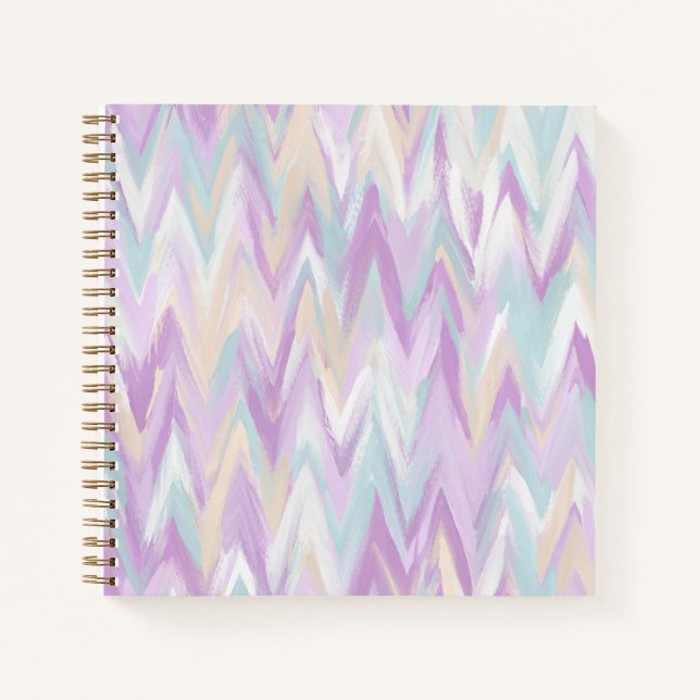 Abstract Chevrons Notebook (Front)
