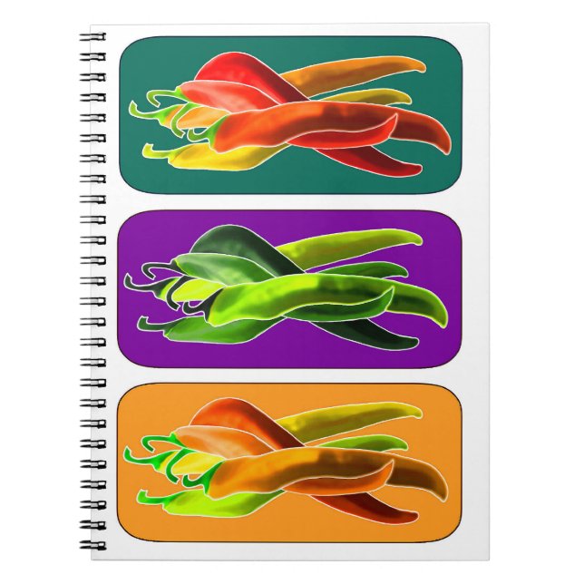 Abstract Chiles Notebook (Front)