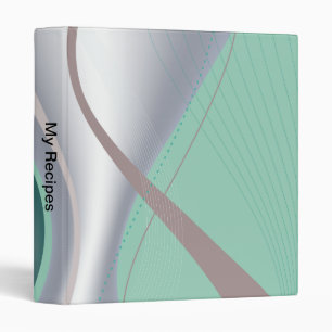 Abstract Chocolate Mint Tornado Binder