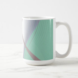 Abstract Chocolate Mint Tornado Coffee Mug