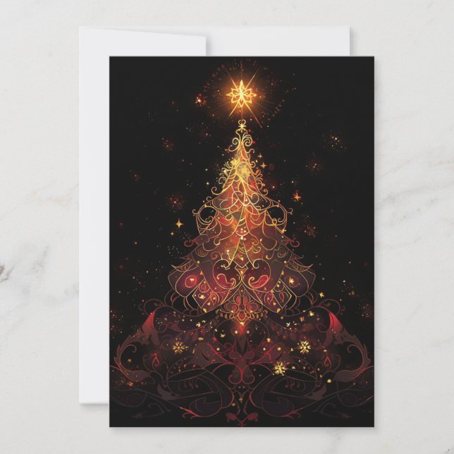Abstract Christmas Cards - Pretty Christmas Cards (Front)