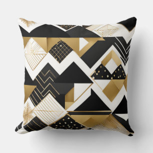 abstract christmas diamonds pillow