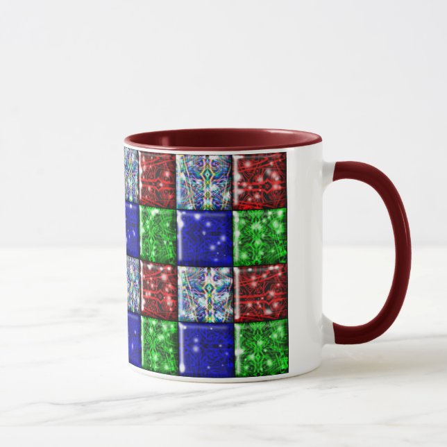 Abstract Christmas mug (Right)