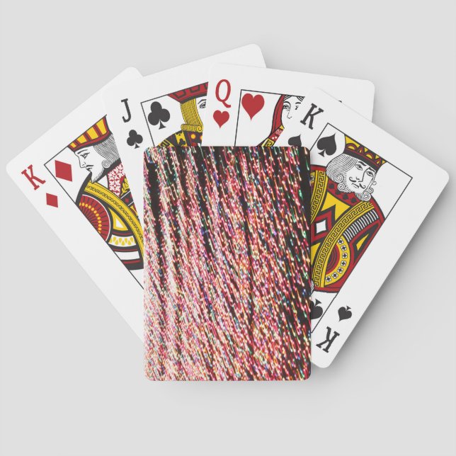 Abstract Christmas Playing Cards (Back)