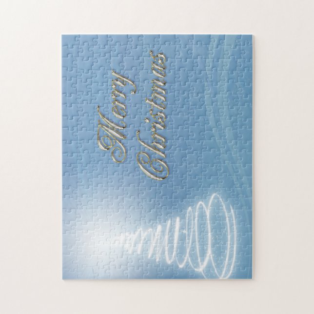 Abstract Christmas Tree Jigsaw Puzzle (Vertical)