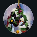 Abstract Christmas tree ornament<br><div class="desc">An elegant ornament with a painting by Theo van Doesburg</div>