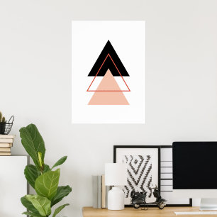 Abstract Christmas tree  Poster