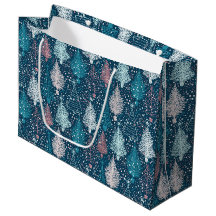 Abstract Christmas Trees Pattern