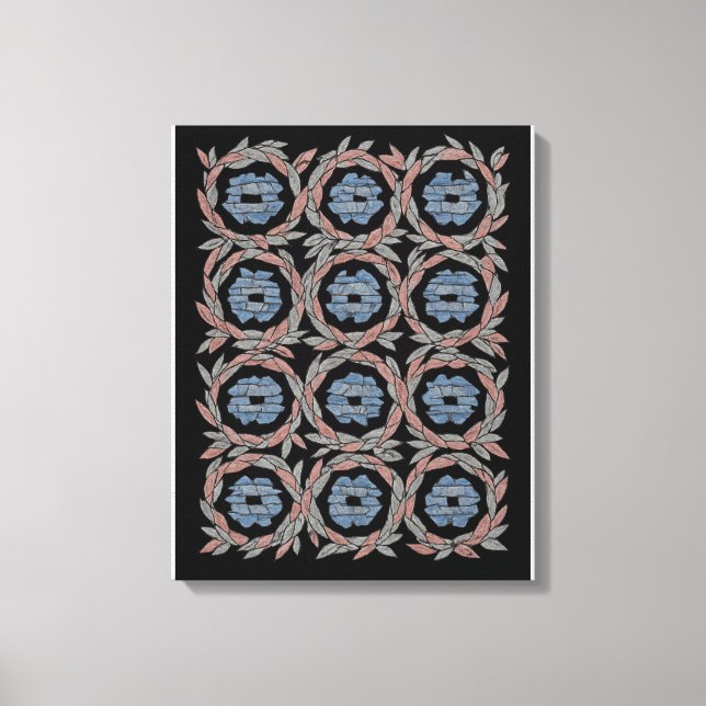 Abstract Chroma Bloom Canvas Print (Front)
