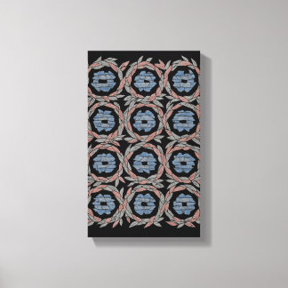 Abstract Chroma Bloom Canvas Print