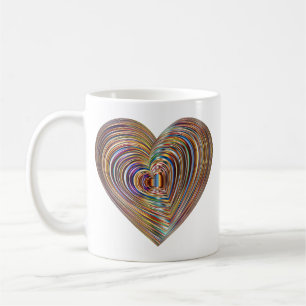 Abstract Chromatic Prismatic Art: Iridescent Light Coffee Mug