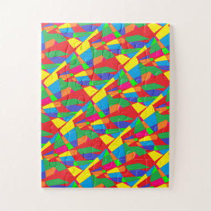 Abstract chunky art  top sports Kids Jigsaw Puzzle